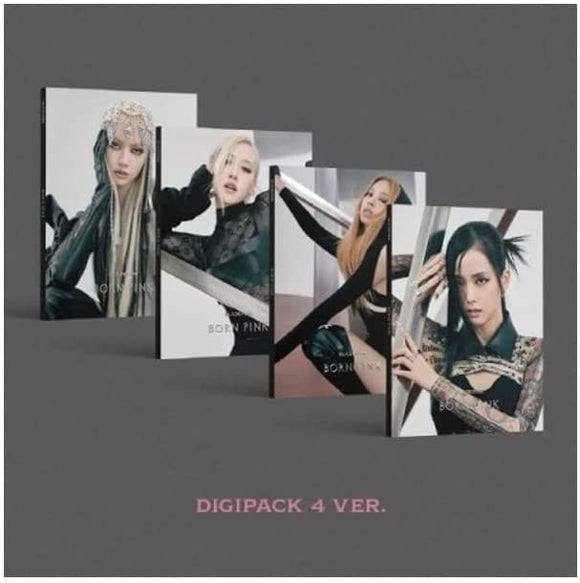 BLACKPINK - BORN PINK(DIGIPACK 4種cover セットver)(韓国盤)+[追加特典:サイン写真+EXTRA Photo Card Set+EXTRA STICKER]