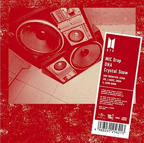 BTS MIC Drop / DNA / Crystal Snow [NORMAL] (F.LTD) (Japan Ver) [+double side aut