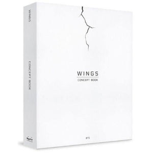 BTS - [WINGS CONCEPT BOOK] 312P MAKING PHOTOBOOK+2P PHOTO FRAME PAPER+