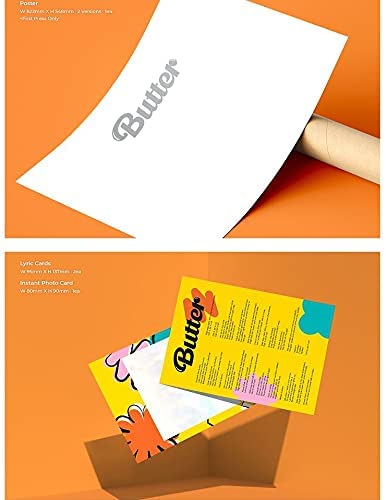 BTS BUTTER CD (Peaches Version) + Jin set pre-order photo card — Foxclouds