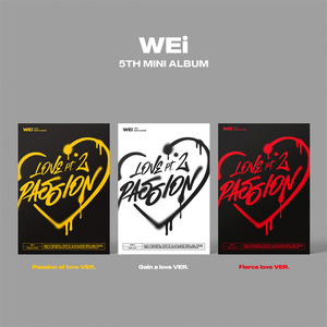 WELLPOD限定]WEi - Love Pt.2 : Passion (3SET ver.) 韓国盤